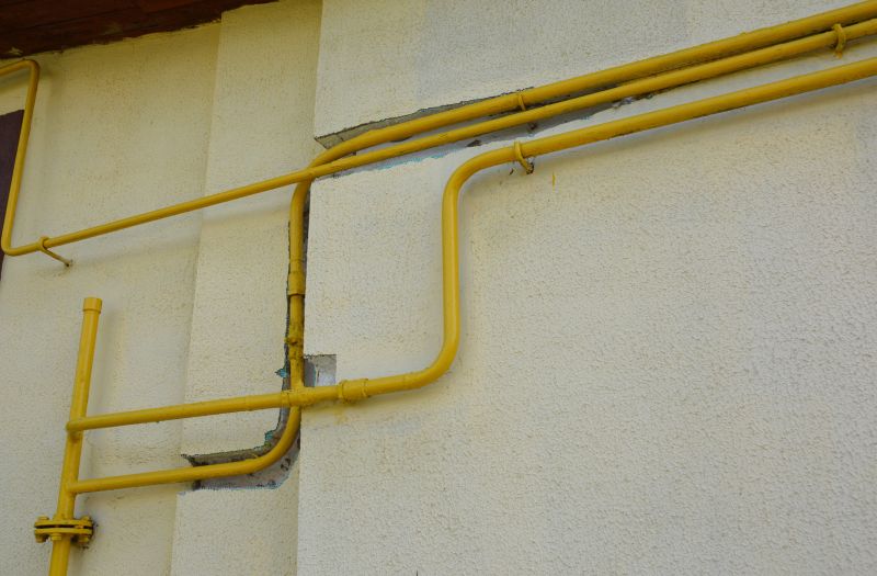 Gas Line Capping detail